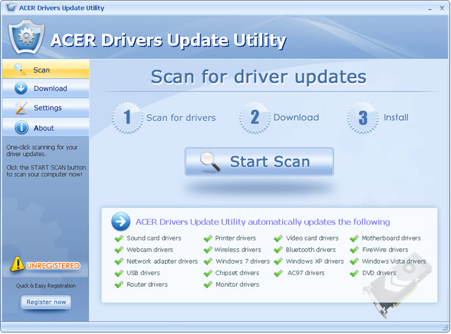 Acer Drivers Update Utility 8