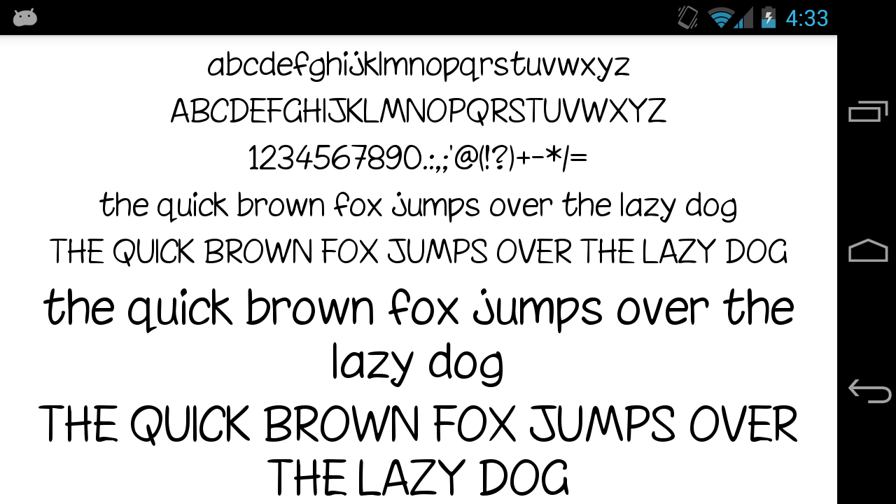 Fonts for FlipFont 50 Written APK خطوط جديدة للاندرويد 5 خط