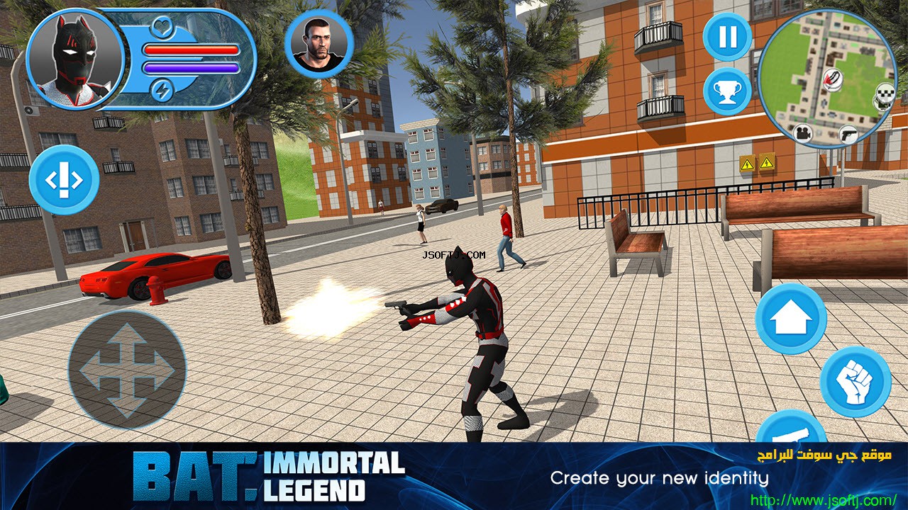 تحميل لعبة Bat: Immortal Legend APK مهكرة