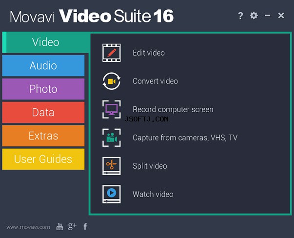 Movavi Video Suite برنامج تحرير وتحويل ودمج وتصوير الفيديو