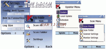 Kaspersky Anti-Virus Mobile Nokia Windows Mobile Smartphone PocketPC Symbian