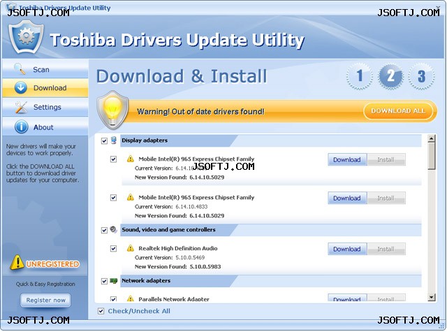 Toshiba Drivers Update Utility