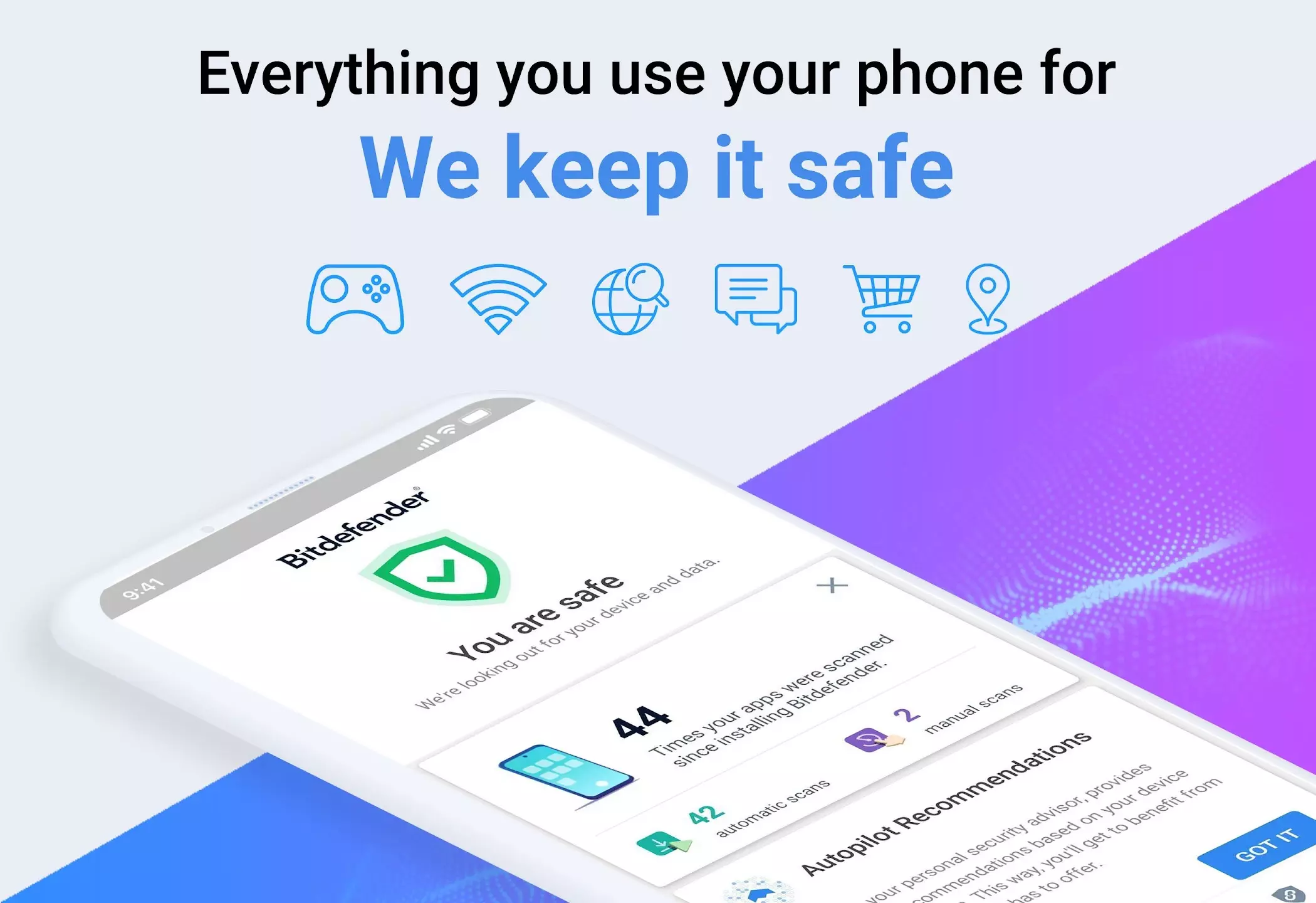 برنامج Bitdefender Mobile Security للاندرويد